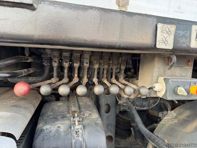 Camion benne DAF CF 400 Absetz Hyva 6x2 Tele Schalt Klima