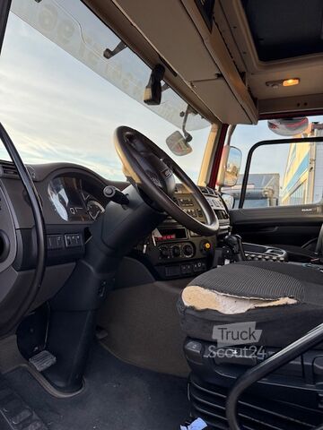 Camion benne DAF CF 400 Absetz Hyva 6x2 Tele Schalt Klima
