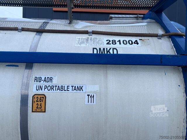 Cisternový kontejner Van Hool 20FT SWAPBODY 28.095L UN PORTABLE T11  ADR/CSC:...