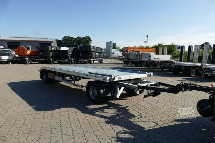 Рол-оф ремарке MÜLLER-MITTELTAL 18 t.Außenroller Container Anhänger, 2 in 1