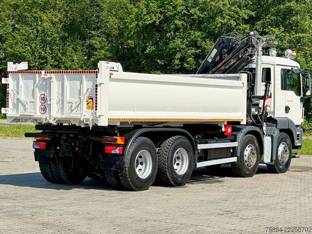 Autožeriav MAN TGS 35.440 * KIPPER 5,60m + KRAN/FUNK * 8x4 *TOP