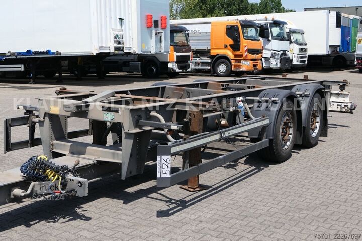 Reboque de chassis intercambiável SCHMITZ CARGOBULL SGF C2 Tandem BDF Wechselfahrgestell SAF-Achsen