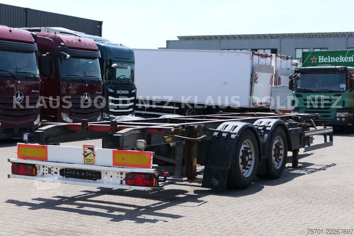 Reboque de chassis intercambiável SCHMITZ CARGOBULL SGF C2 Tandem BDF Wechselfahrgestell SAF-Achsen