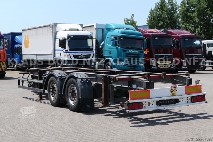 Reboque de chassis intercambiável SCHMITZ CARGOBULL SGF C2 Tandem BDF Wechselfahrgestell SAF-Achsen