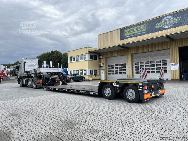 Låglastare Scheuerle 2-Achs-Tiefbett mit Pendelachsen