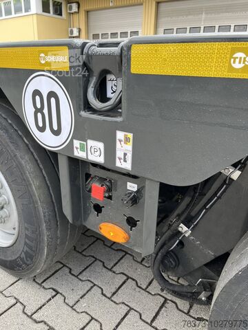 Låglastare Scheuerle 2-Achs-Tiefbett mit Pendelachsen