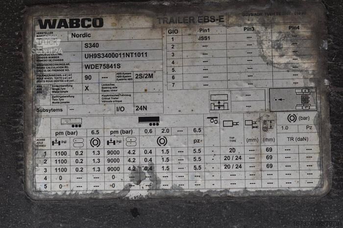 Forheng på siden NORDIC SAF disc | Galvanised chassis | Anti theft tilts