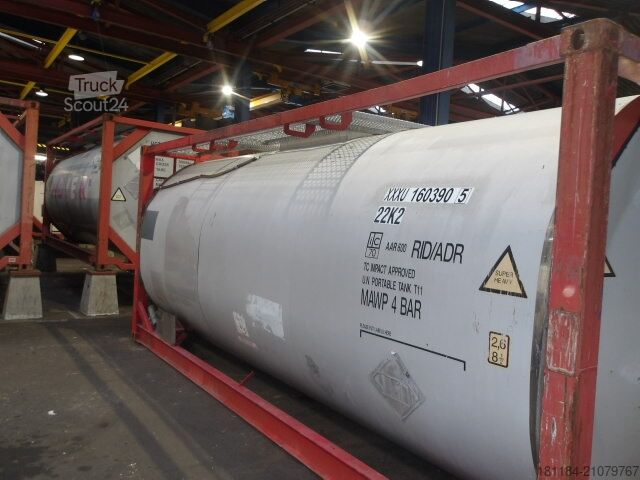Tankcontainer Welfit Oddy 26.000 Lit V4A Vollrahmen Isomaße Laufst