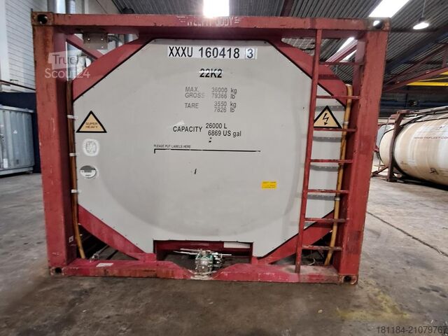Tankcontainer Welfit Oddy 26.000 Lit V4A Vollrahmen Isomaße Laufst