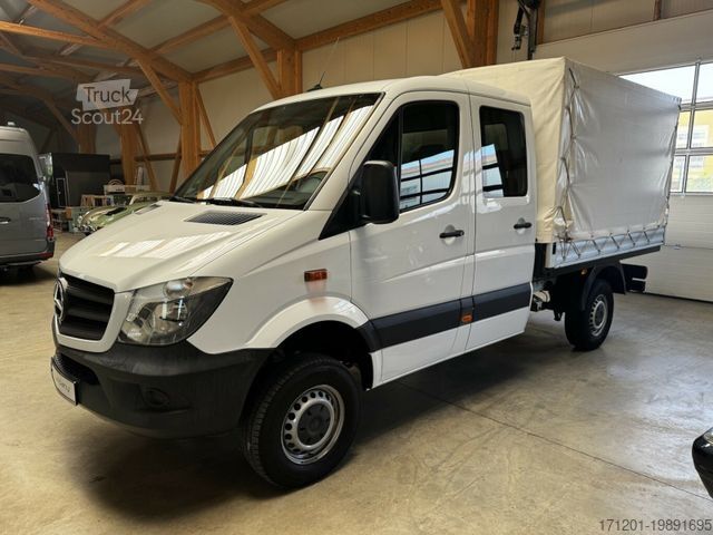 Transporter mit Pritsche & Plane MERCEDES-BENZ Sprinter 316 CDI Doka 4x4 Allrad Plane
