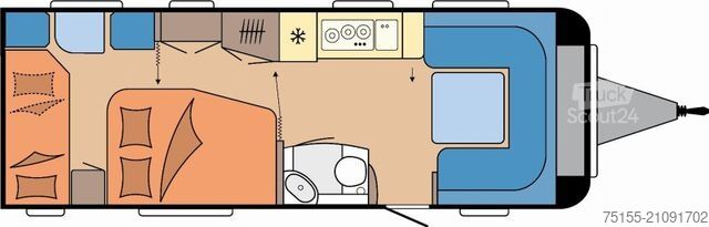 Τροχόσπιτο HOBBY Prestige 650 KFU Modell 2025