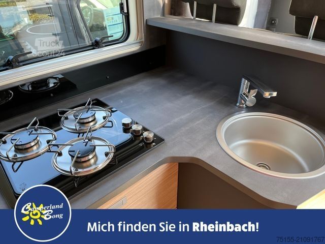 Ημιενσωματωμένο αυτοκινούμενο τροχόσπιτο HOBBY Optima De Luxe T70 GE