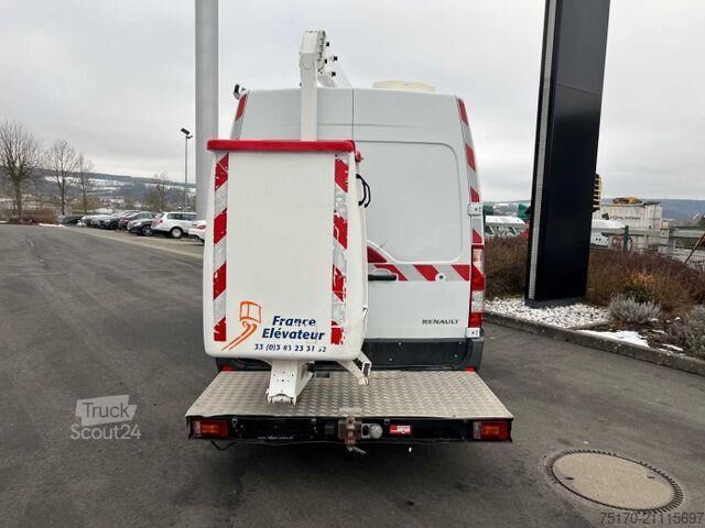 ανυψωτική πλατφόρμα τοποθετημένη σε φορτηγό Renault Master 2.3 dCi / France Elevateur 121FT, 12m
