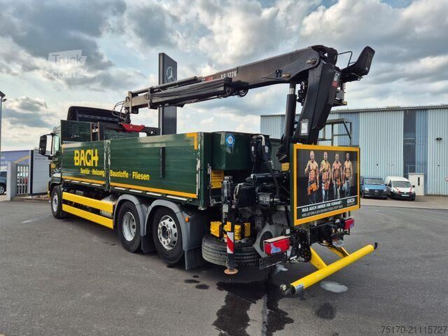 Trailer πλατφόρμας MAN TGS 26.420 6x2-4 LL Hiab 177K PRO 2 Stück