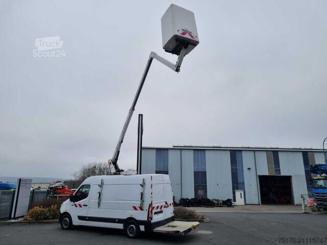 ανυψωτική πλατφόρμα τοποθετημένη σε φορτηγό Renault Master 2.3 dCi / VERSALIFT ETL-32, 12,5m