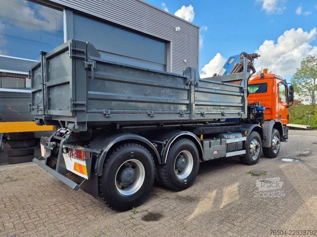 Sistema de brazo de gancho Mercedes-Benz Actros 3241 8X4 Containersysteem/ 20T HMF crane...