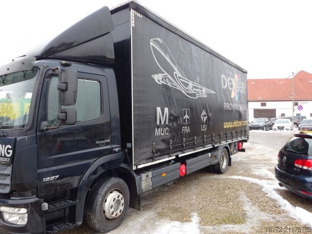LKW mit Pritsche & Plane MERCEDES-BENZ Atego 3 4x2/1227/1. Hand/Euro 6/AHK/LBW