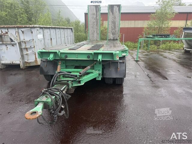  Istrail 3 akslet machine trailer with hydraulic ramps