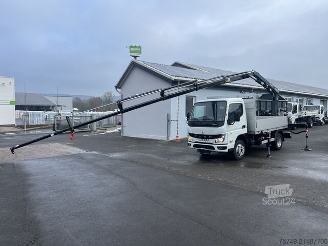 Pick-up bestelwagen Fuso 6S15 Pritsche 2.8m Heckkran 4xhydr+1xman. Funk!