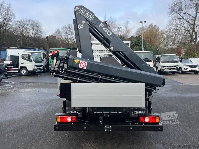 Pick-up bestelwagen Fuso 6S15 Pritsche 2.8m Heckkran 4xhydr+1xman. Funk!