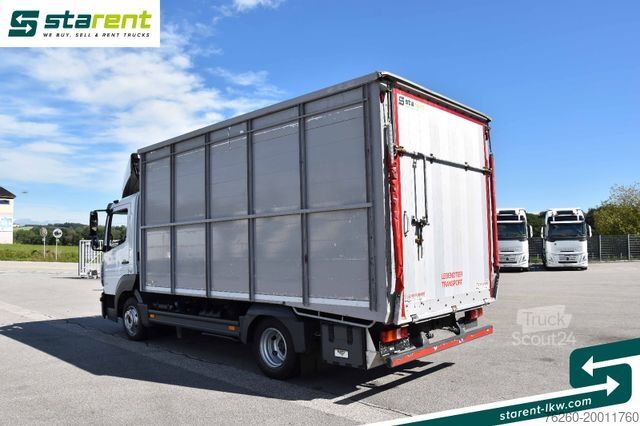 Μεταφορέας ζώων MERCEDES-BENZ 818 Viehtransporter Scheuwimmer Aufbau TÜV 07/26