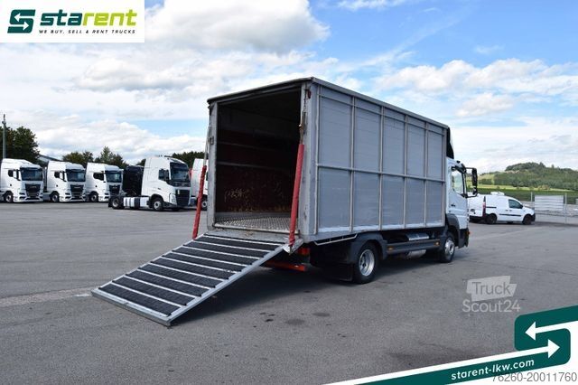 Μεταφορέας ζώων MERCEDES-BENZ 818 Viehtransporter Scheuwimmer Aufbau TÜV 07/26