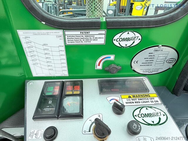 4-Wege-Gabelstapler Combilift C4000 / GAS / 9300MM / FREE-LIFT / CABIN