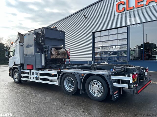 Çöp toplama aracı Scania P 280 6x2 Euro 6 VDL Translift zijlader Just 15...