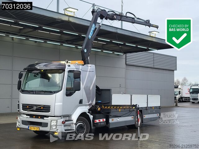 Open laadbak Volvo FL 240 FL 4X2 NL-Truck EFFER 75-2S Kran Crane M...