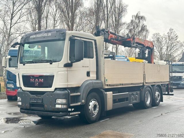 Truck mounted crane MAN TGS 26.440 Baustoff Palfinger PK 18001L Lenk