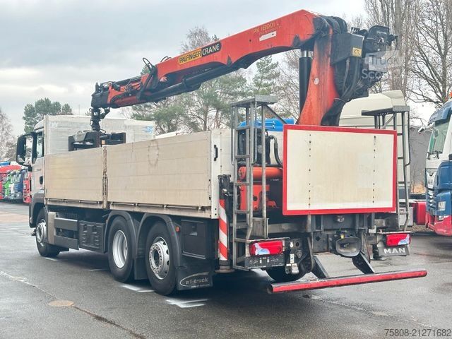 Truck mounted crane MAN TGS 26.440 Baustoff Palfinger PK 18001L Lenk