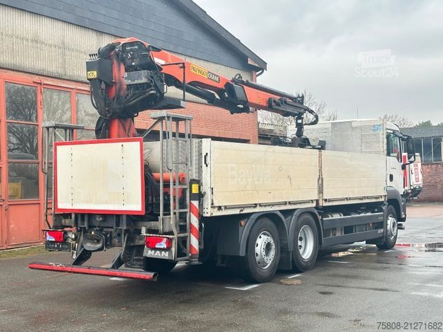 Truck mounted crane MAN TGS 26.440 Baustoff Palfinger PK 18001L Lenk