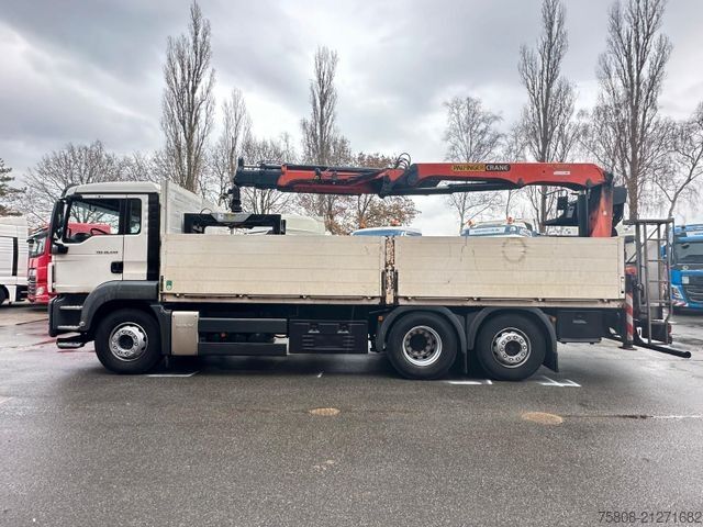 Truck mounted crane MAN TGS 26.440 Baustoff Palfinger PK 18001L Lenk