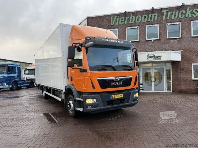 Box truck MAN TGM 12.250 4X2 ISOKOFFER (8.65M) MIT 2T LBW