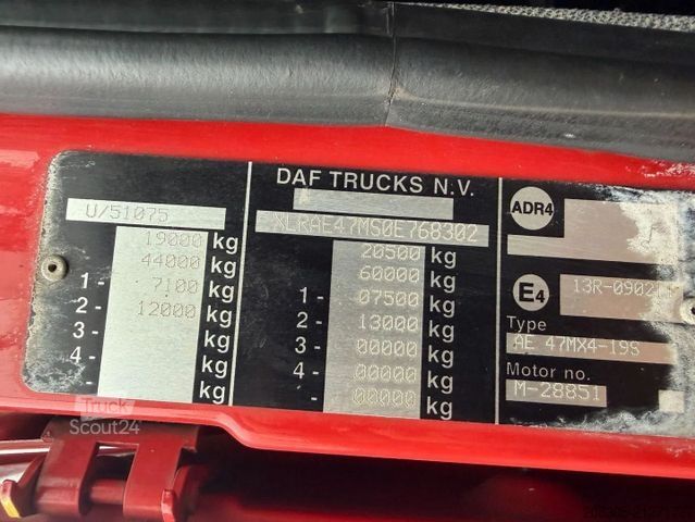 LKW-Fahrgestell DAF XF 105 460 SSC 4X2 CHASSIS EURO4