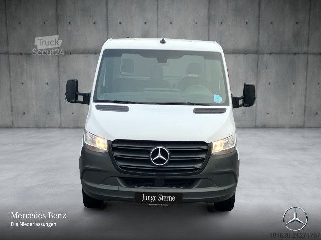 Pick-up van Mercedes-Benz Sprinter Pritsche 314 CDI Auflieger mit Kran