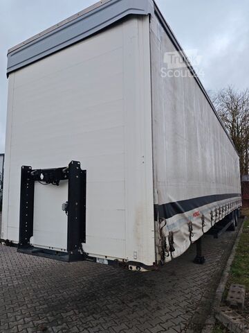 Öppen semitrailer med kapell KÖGEL Mega Liner S 18 SAF-Achsen hydraulisches Hubdach