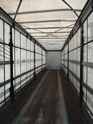 Öppen semitrailer med kapell KÖGEL Mega Liner S 18 SAF-Achsen hydraulisches Hubdach
