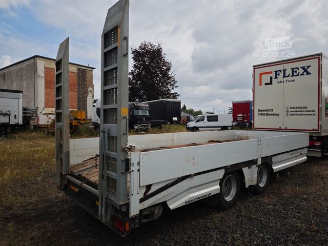 Lågbyggd trailer  Alga TAT B-180, 7,3 mtr., Rampen, 19to. GG. low