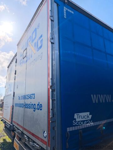 Odprta polprikolica s ponjavo KÖGEL S24-1  BPW ECO-Achsen Liftachse Vario Fix