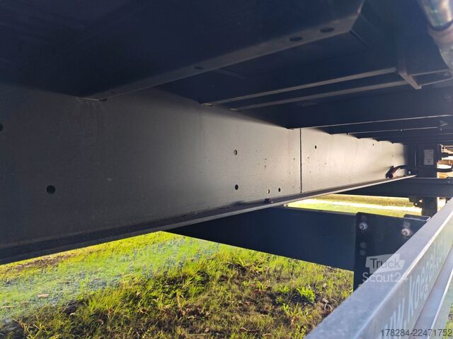 Odprta polprikolica s ponjavo KÖGEL S24-1  BPW ECO-Achsen Liftachse Vario Fix