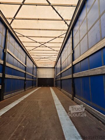 Odprta polprikolica s ponjavo KÖGEL S24-1  BPW ECO-Achsen Liftachse Vario Fix