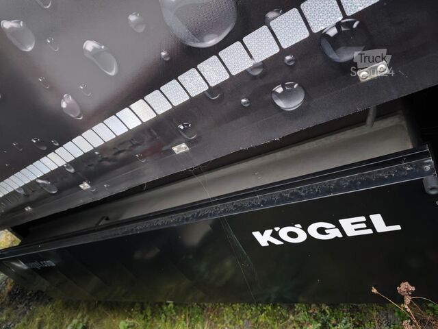 Odprta polprikolica s ponjavo KÖGEL S24 SafeServer RSAB Quickslide Liftachs Paletten