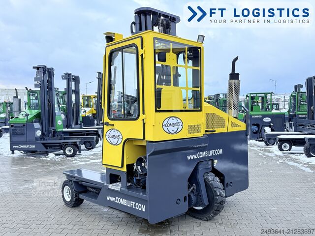 Wózek widłowy czterokierunkowy Combilift C4000 GAS DUPLEX 4600 FORK POSITIONER