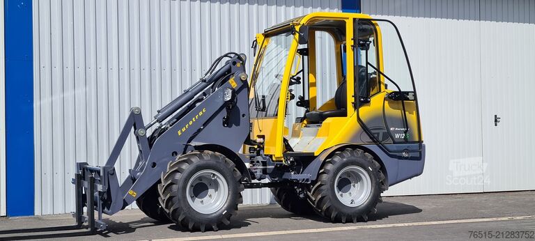 Yard loader Eurotrac W12C-S 26 PS Hoflader Kabine EURO