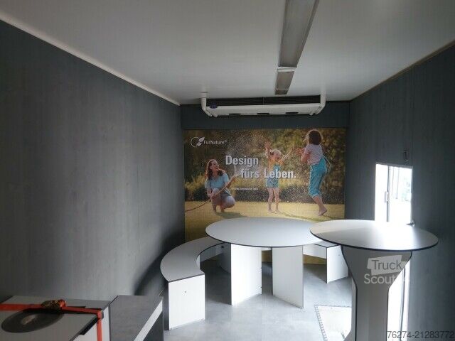 Vrachtwagen met bakwagen Mercedes-Benz 824 Koffer Messefzg. / Verkaufswagen / Camper?