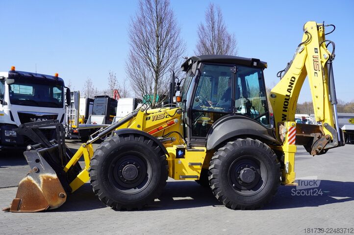 Koparko-ładowarka New Holland B 115 C backhoe loader / 1000 MTH !