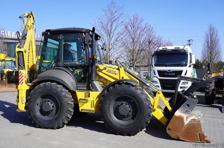 Koparko-ładowarka New Holland B 115 C backhoe loader / 1000 MTH !
