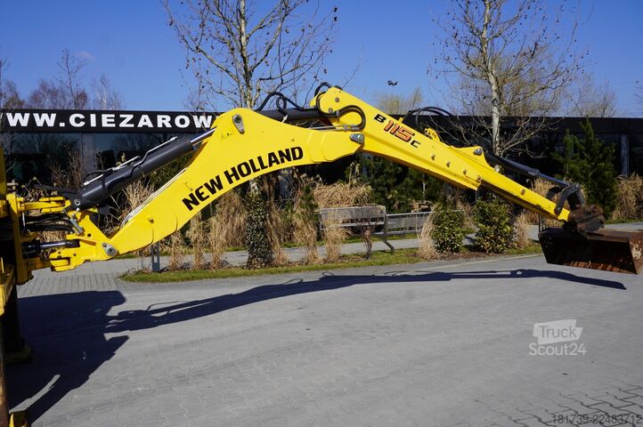 Koparko-ładowarka New Holland B 115 C backhoe loader / 1000 MTH !