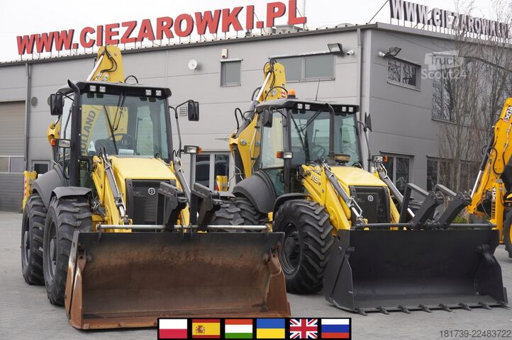 Koparko-ładowarka New Holland B 115 C backhoe loader/ 1000 MTH/ 2units